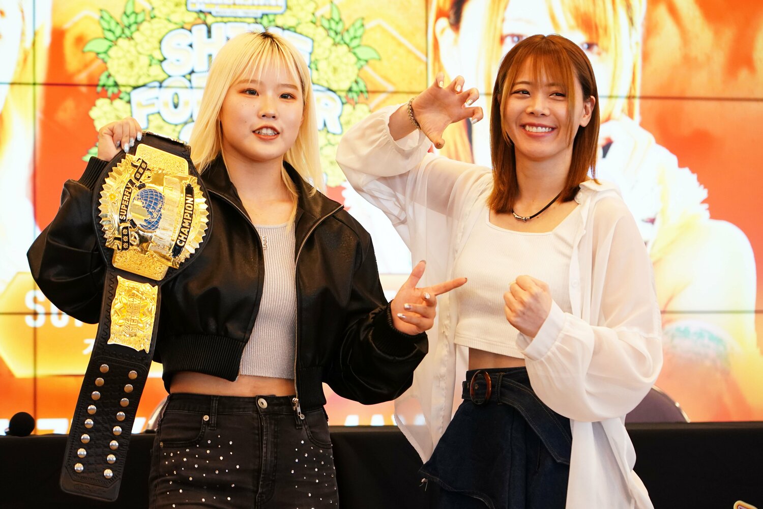 岩谷麻優はビクトリア弓月のスーパーフライ級王座に挑む　©Essei Hara