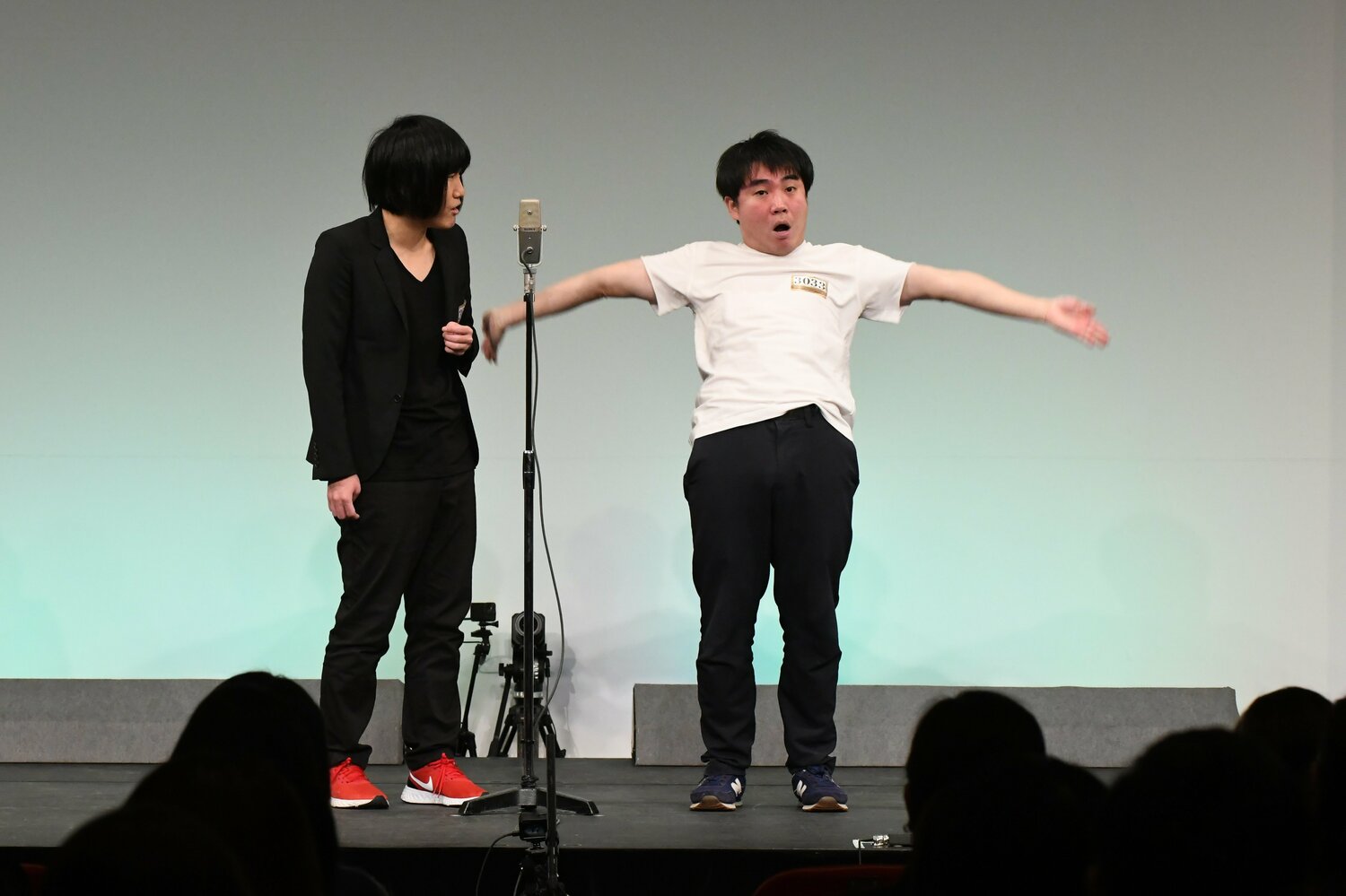 ランジャタイ（グレープカンパニー）。伊藤幸司（左）、国崎和也。初の決勝進出　©M-1グランプリ事務局