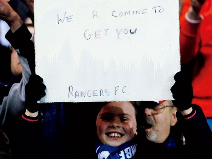 レンジャーズが1部復帰！ 最も喜んだのはセルティック!?～経営破綻で4部降格したライバルの復活～＜Number Web＞ photograph by REUTERS/AFLO
