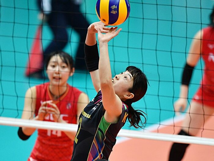 名セッター古藤千鶴、36歳での引退。黄金時代を築いた久光製薬への愛。＜Number Web＞ photograph by Matsuo/AFLO SPORT