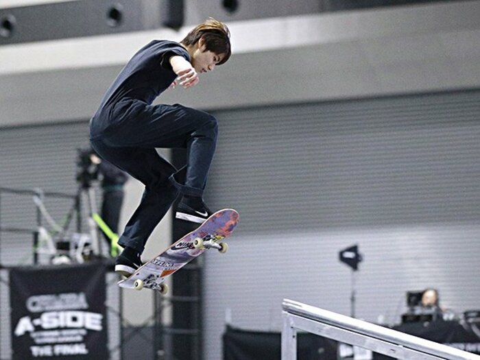 スケートボード、金メダル争い展望。堀米雄斗とスーパースターの前哨戦。<Number Web> photograph by KYODO