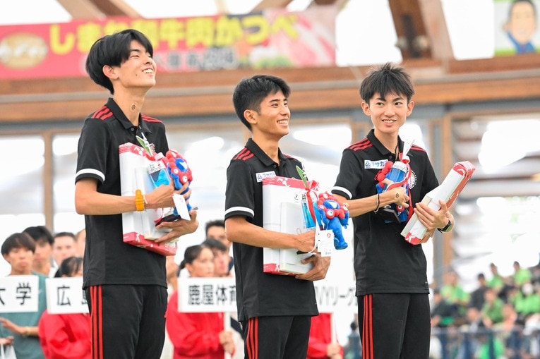 表彰式の國學院大チーム　©Nanae Suzuki