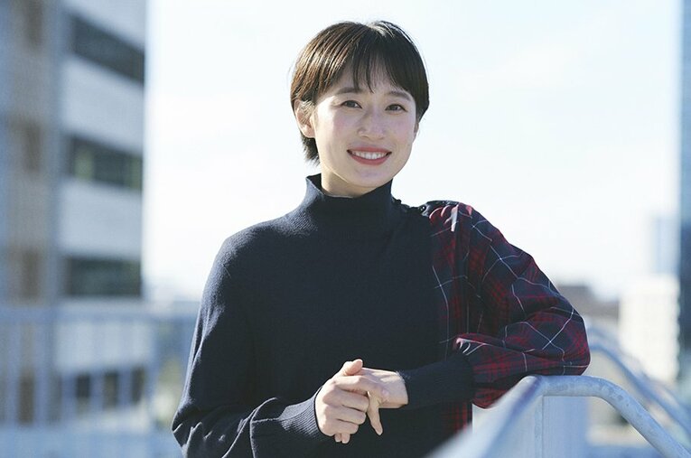 昨年末、4年ぶりの電撃復帰を発表した馬淵優佳（27歳）。なぜ“今”、現役復帰を選んだのか ／ photograph by Yuki Suenaga