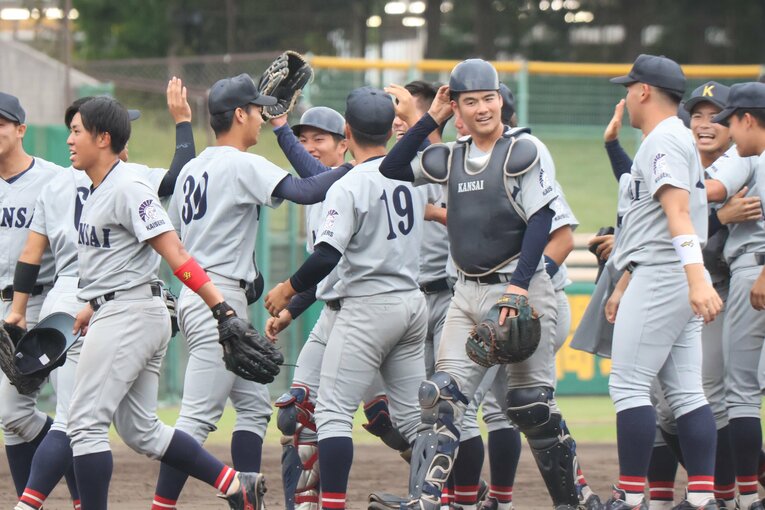 今年の関大は2季ぶり40回目となる関西大学リーグ優勝を決めた　©Fumi Sawai