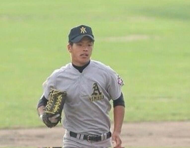 高校時代（青森山田）の大坂智哉さん（写真=本人提供）