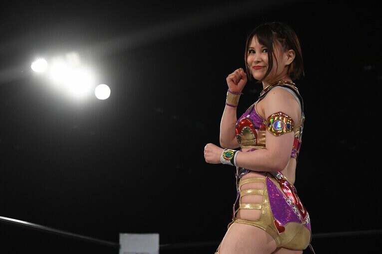 高橋奈七永との「パッション注入マッチ」に臨む月山和香