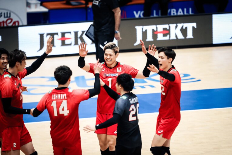 2023年ネーションズリーグ イラン戦　©︎FIVB