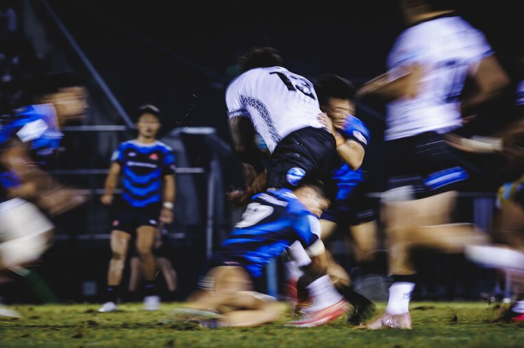 難敵フィジーを相手に劇的な逆転勝利を収めたフィジー戦　©Kiichi Matsumoto