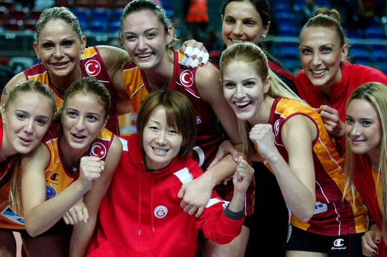 フランス、アゼルバイジャン、トルコ、スイスと欧州4カ国でプレーした佐野優子（写真は2012年ガラタサライ／トルコ時代）　©AFLO