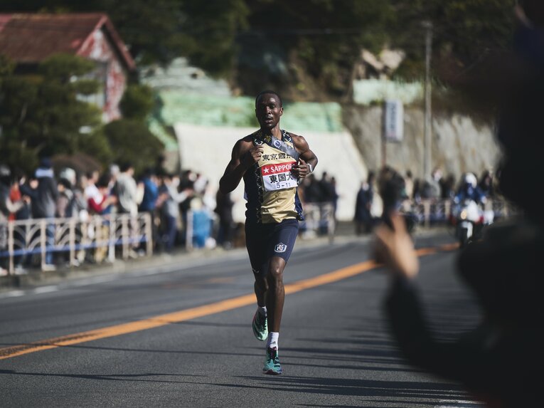 ヴィンセントは箱根駅伝で3つの区間記録保持者を有したまま卒業　©Yuki Suenaga