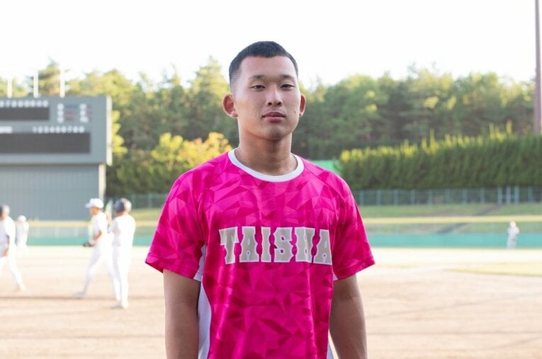 今夏の甲子園を驚かせた大社高・馬庭優太がインタビューに応じた　©Kota Inoue