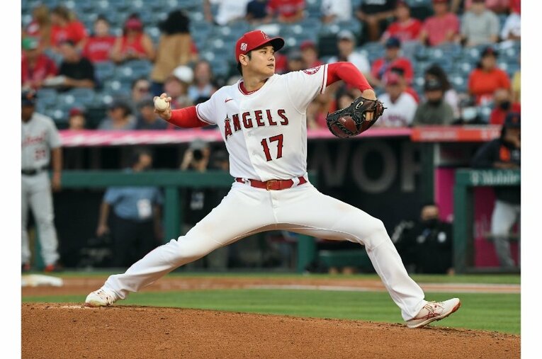 3勝目を挙げた大谷　©Getty Images