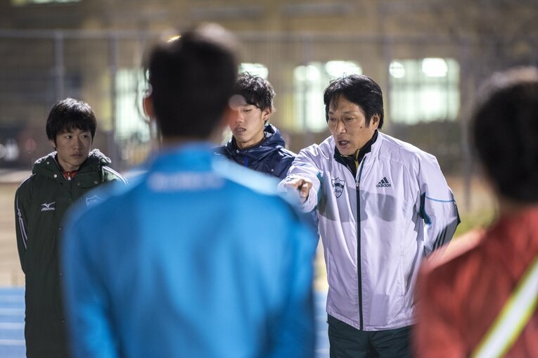 当時から選手が発言しやすい環境を整えていた原晋監督　©Takuya Sugiyama