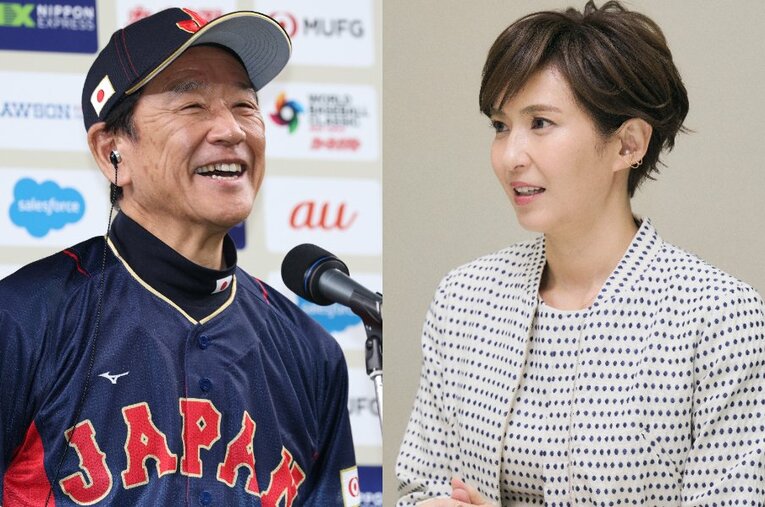 フリーキャスター徳永有美さん。23年前、テレビ朝日のスポーツ番組で栗山英樹さんとコンビを組んだ。“侍ジャパン監督の素顔”を明かす ／ photograph by JIJI PRESS／Yuki Suenaga