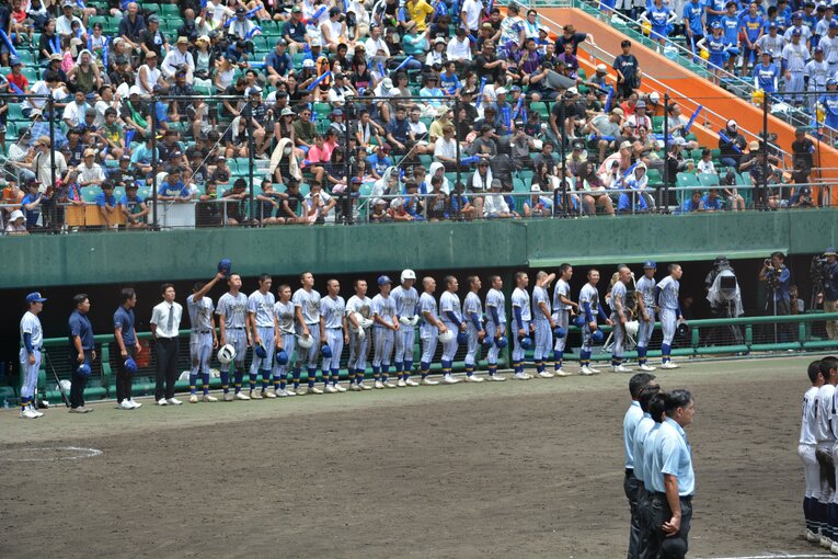 沖縄尚学vs.エナジック。全国高校野球選手権・沖縄大会決勝　©Takarin Matsunaga