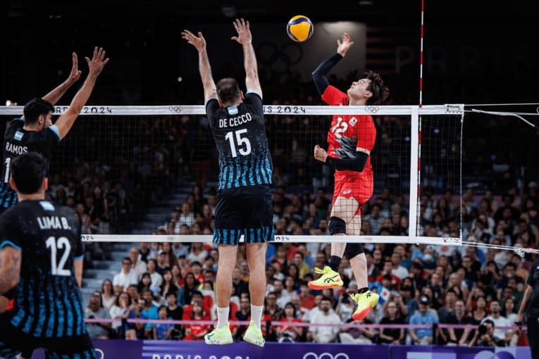 パリ五輪 アルゼンチン戦　©︎Volleyball World