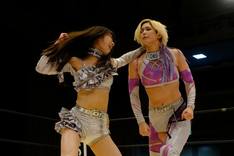 高校3年生の女子プロレスラー・心希（しんの）【スワイプするとそのほかの写真もご覧になれます】©Norihiro Hashimoto