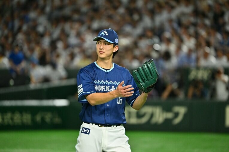 【イケメン選手もたくさん！】日本ハムの194cm右腕…今季大ブレイク中の達孝太21歳　©Hideki Sugiyama