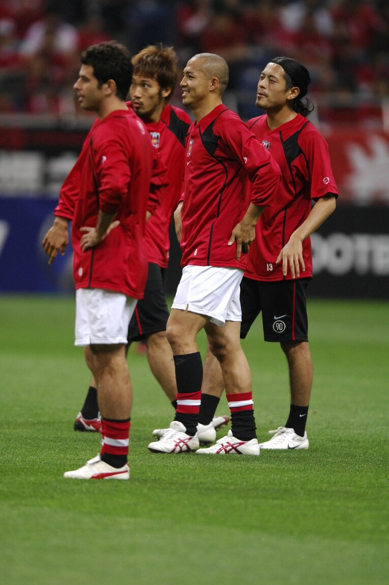 小野伸二、阿部勇樹、鈴木啓太、ポンテ（2007年）©︎Takashi Shimizu