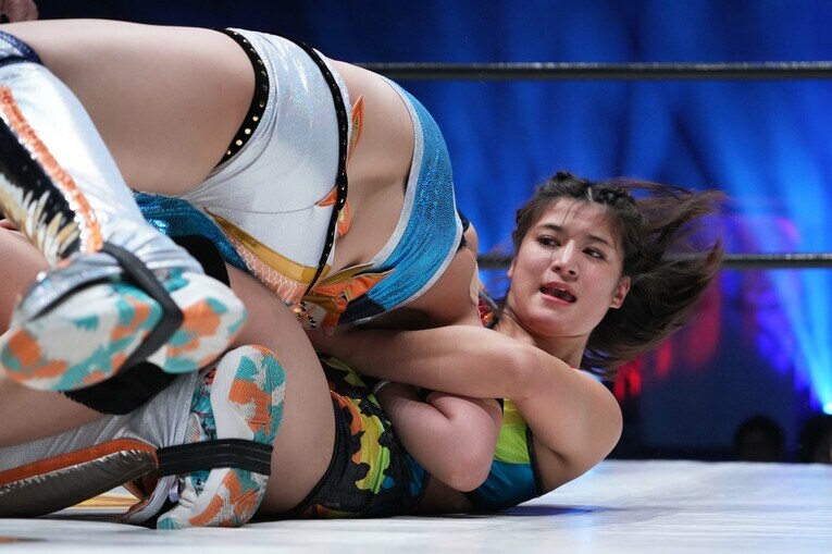 1月3日にデビュー戦を行った山岡聖怜　©Essei Hara