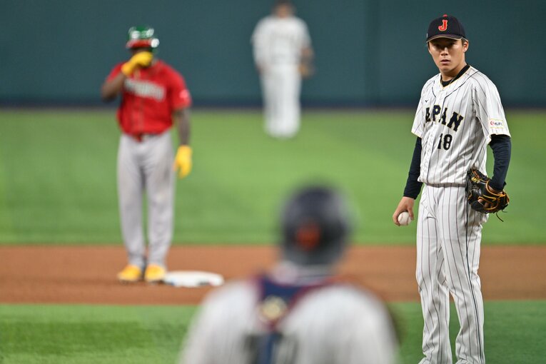 WBC準決勝は2番手としてマウンドに上がった山本由伸　©️Naoya Sanuki