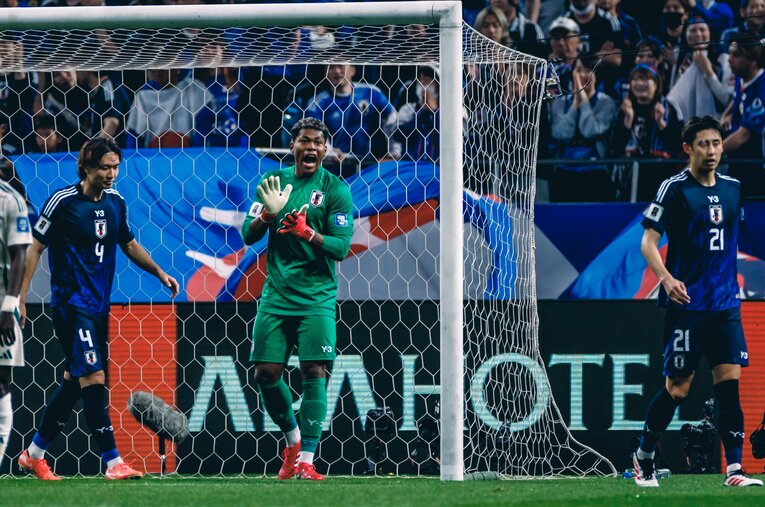 板倉、鈴木、伊藤と守備陣に高い評価を下した　©Kiichi Matsumoto