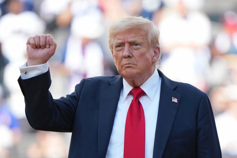 友人のハルク・ホーガンに哀悼の意を表したドナルド・トランプ大統領　©Essei Hara