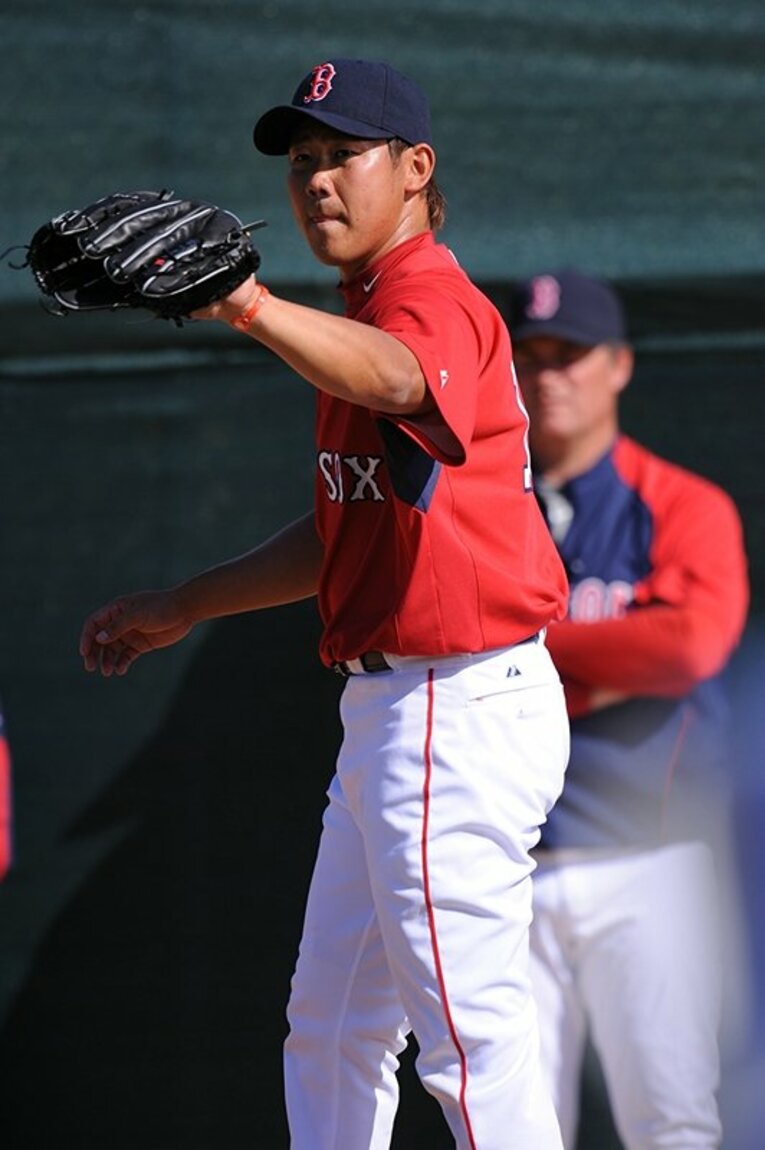 レッドソックス時代の松坂大輔（2010年）©︎Hideki Sugiyama
