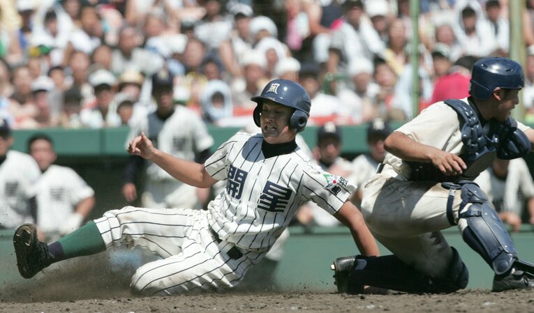 2007年には甲子園で初勝利も　©JIJI PRESS
