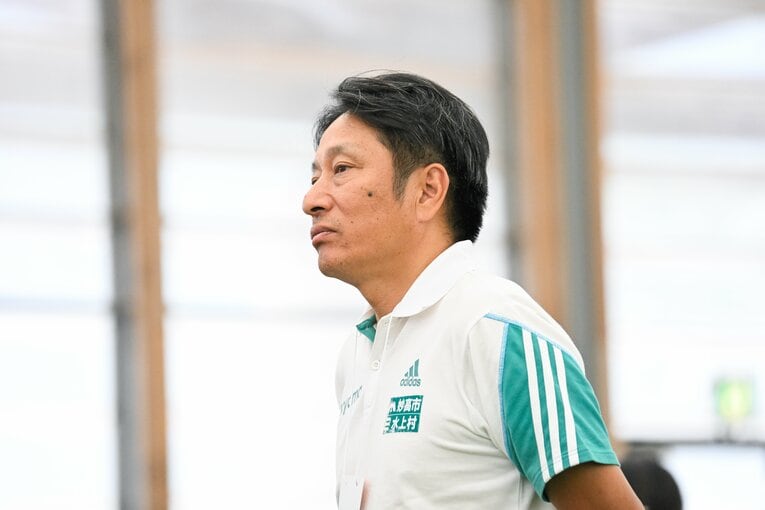 憮然とした表情の青学大・原晋監督　©Nanae Suzuki