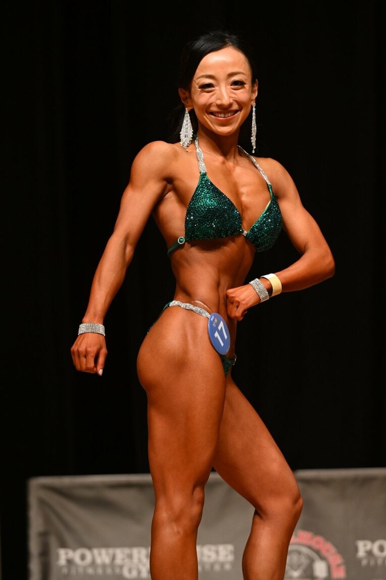 ボディメイクに挑戦した藤澤さん　提供／FWJ