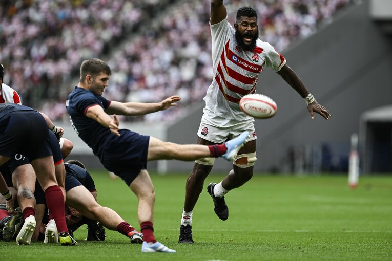 第二次エディー・ジョーンズHC体制の初陣となったイングランド戦　©Asami Enomoto