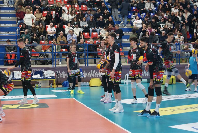 2月9日、ペルージャ石川祐希（セリエA／グロッタッツォリーナ戦）©︎Takashi Yuge