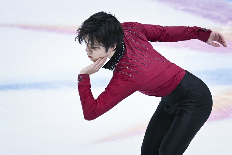 「昌磨のマジックを見せて！」世界王者・宇野昌磨を奮起させたランビエル・コーチの激励…300点超えに「スーパーエキサイティング」(8)