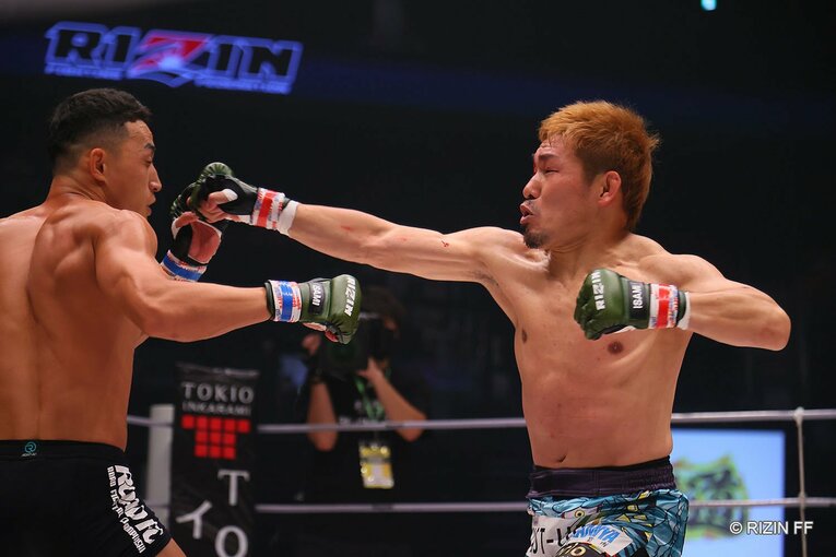 昇侍にとっては、フラフラになるほど過酷な減量を経て立った大舞台だった　©RIZIN FF