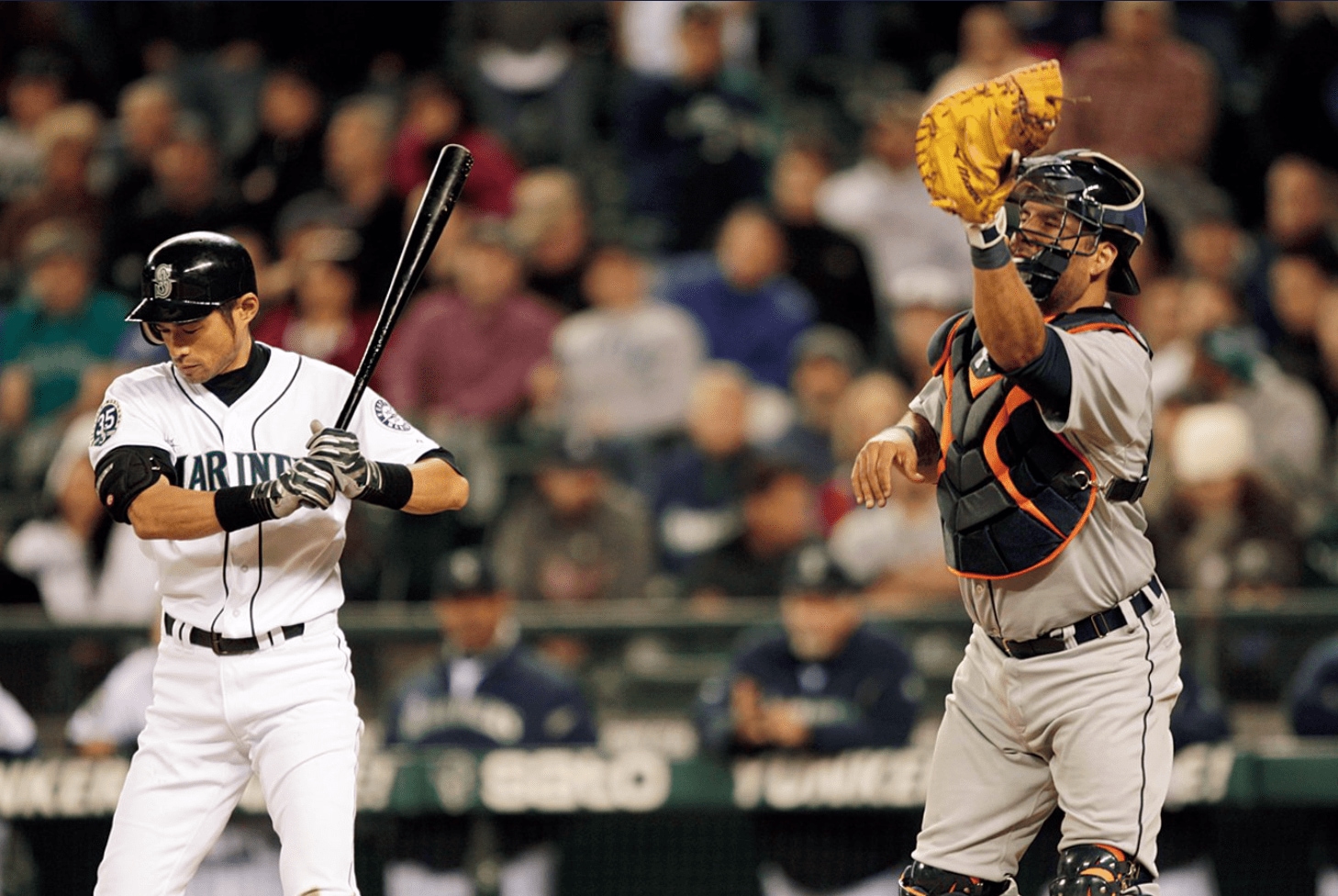 イチローはリーグ最多敬遠が3度。2017年からは申告敬遠が導入された　©AFLO