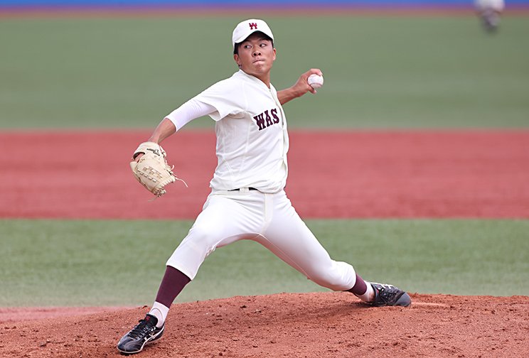 早大からドラフト1位で入団する早川(c)AFLO