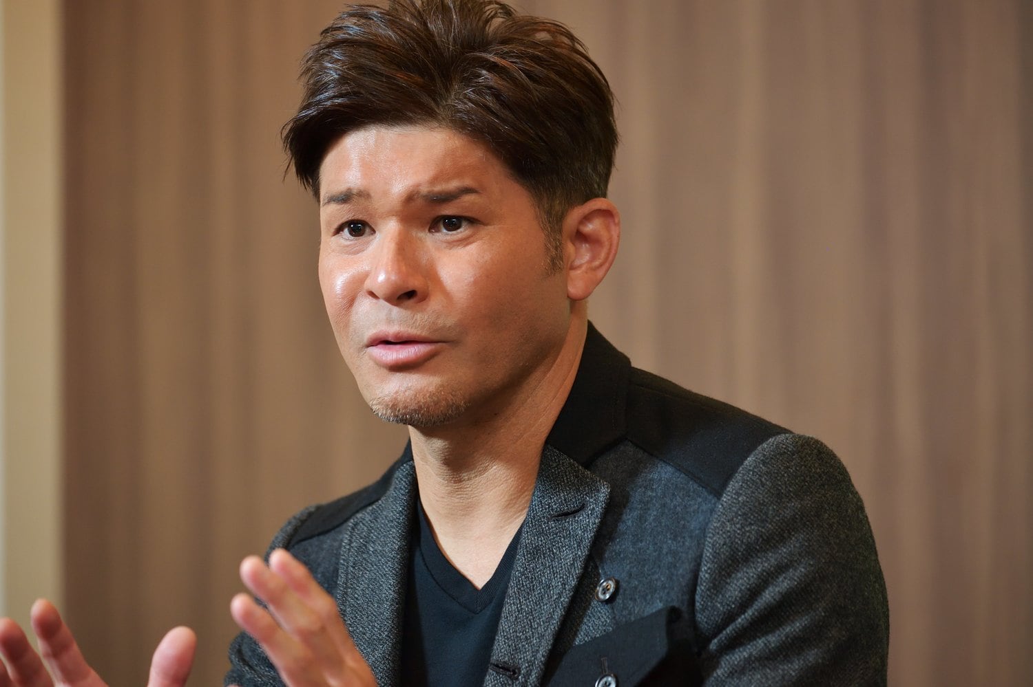 常に選択肢を準備していたと大学時代を振り返った照英さん　©Hideki Sugiyama　