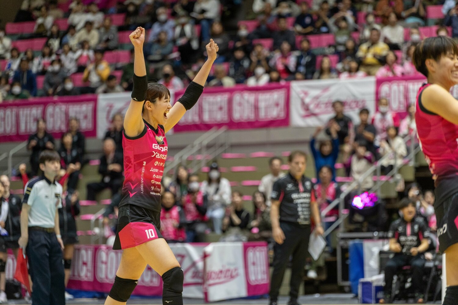 ヴィクトリーナ姫路の井上愛里沙　©︎ヴィクトリーナ姫路