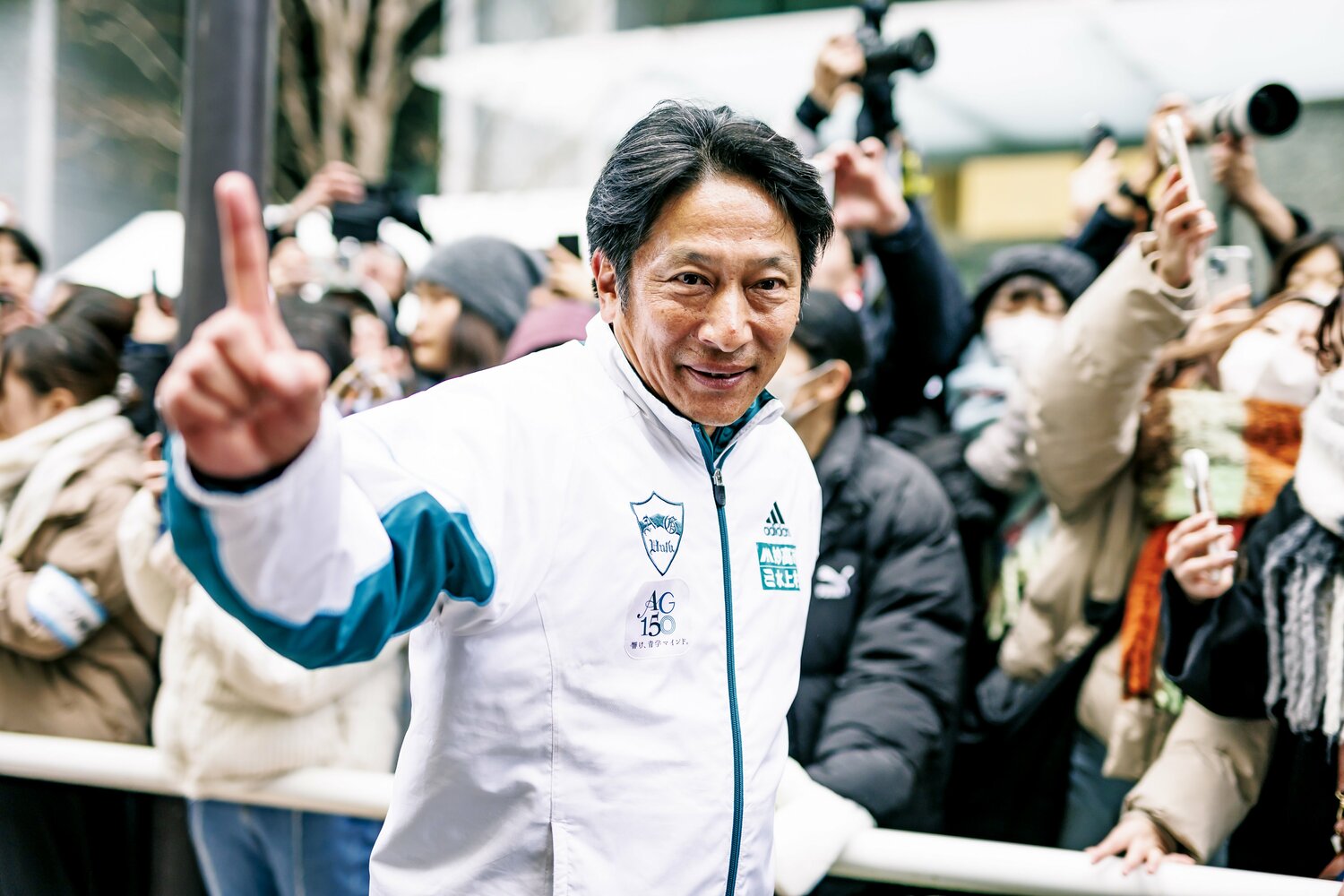 3連覇を狙う青山学院大学の原晋監督　©Kiichi Matsumoto