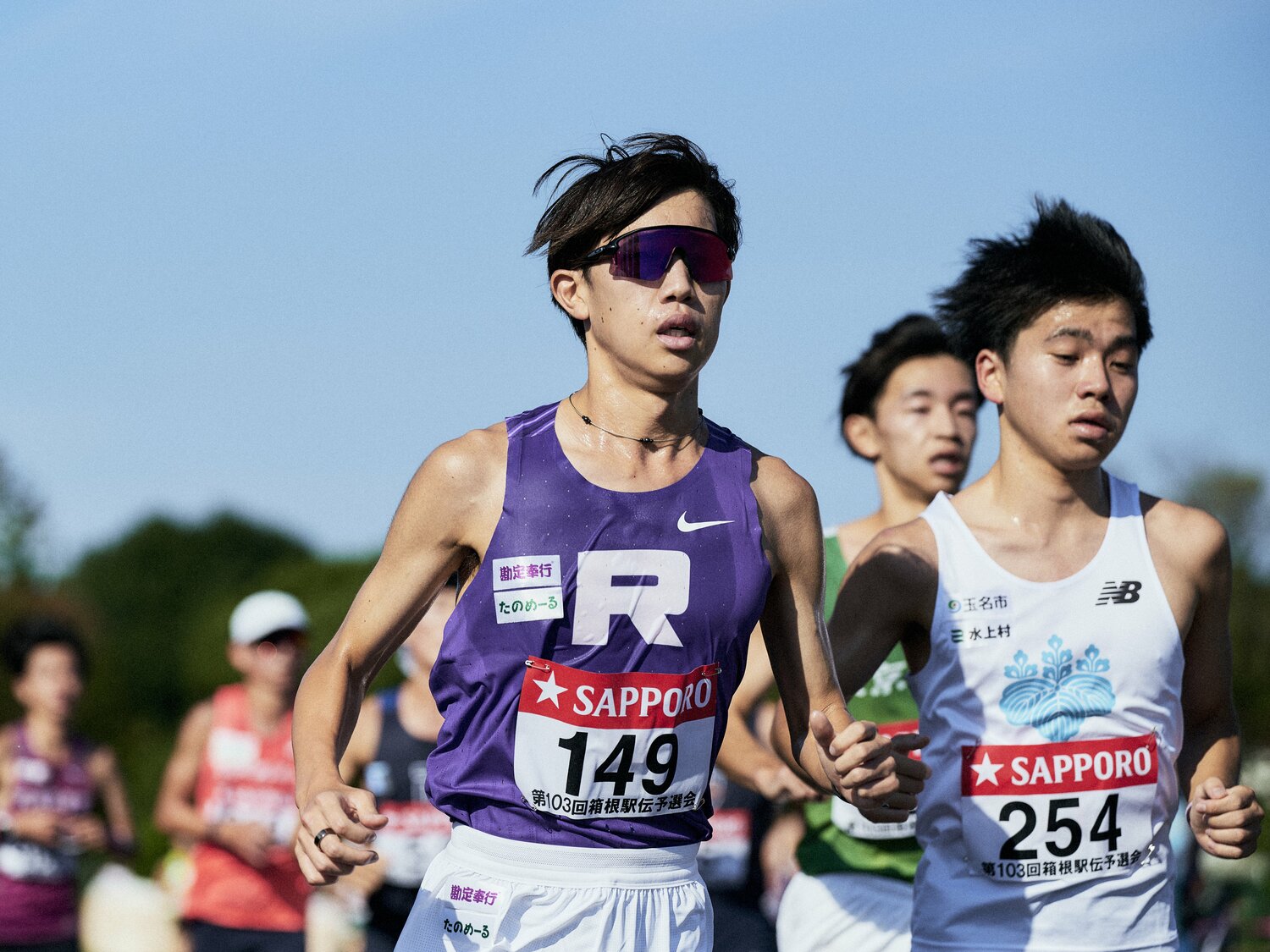 主将の原田(4年)は62分50秒で個人32位だった ©Yuki Suenaga
