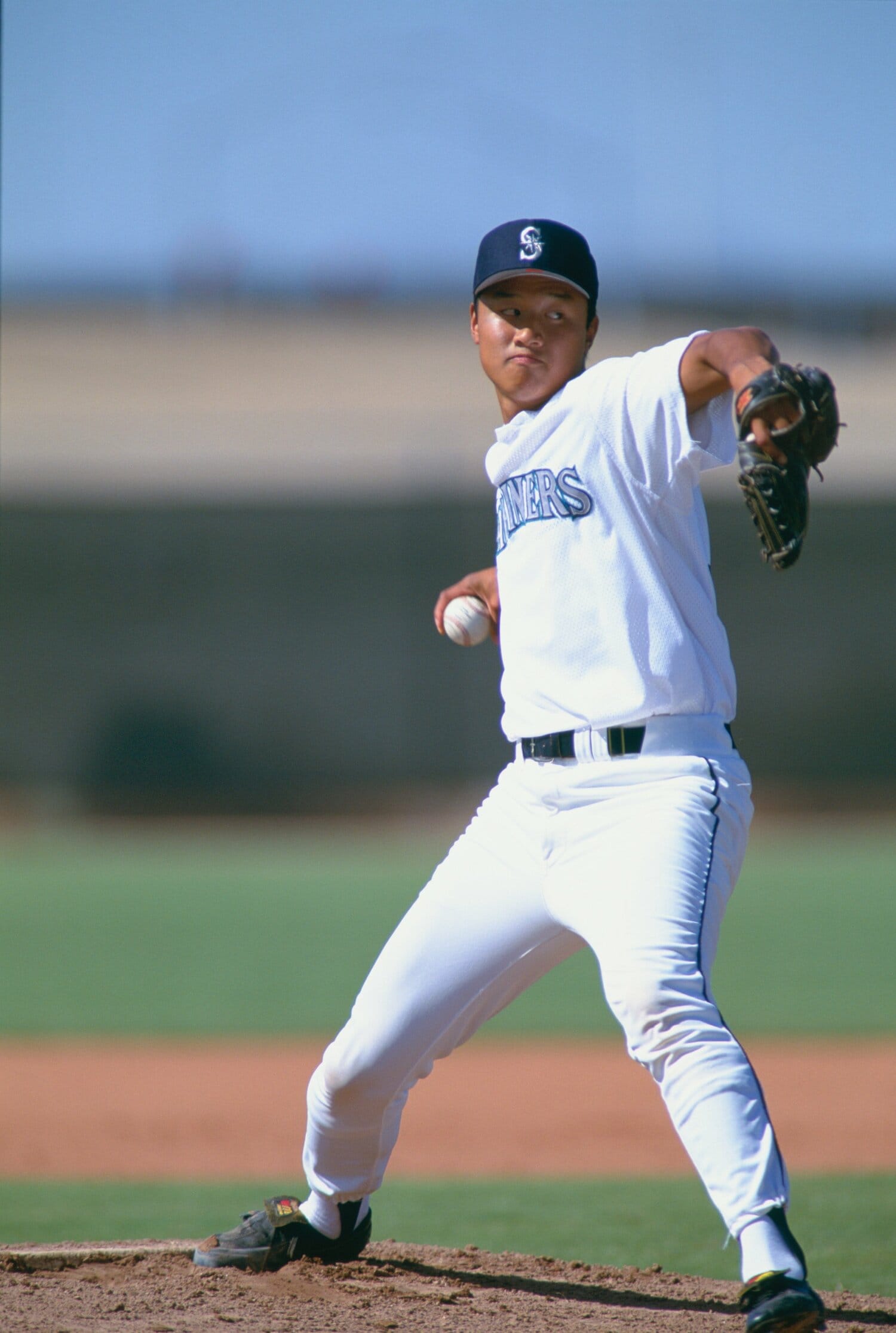 マリナーズ傘下で1年目のシーズンを送っていたマック鈴木（1994年撮影） ©Kazuaki Nishiyama