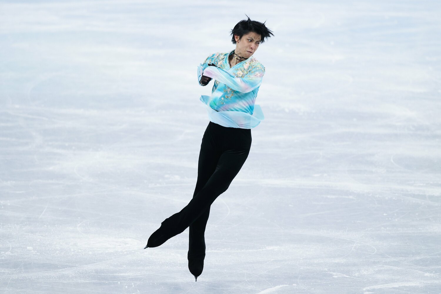 4回転アクセルに挑んだフリーでの羽生