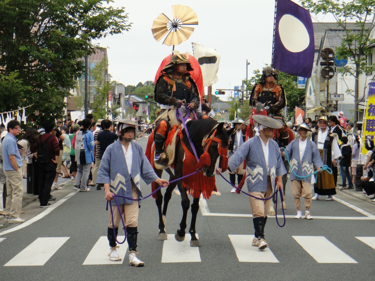 2011年7月の相馬野馬追でのマイネルアムンゼンの様子