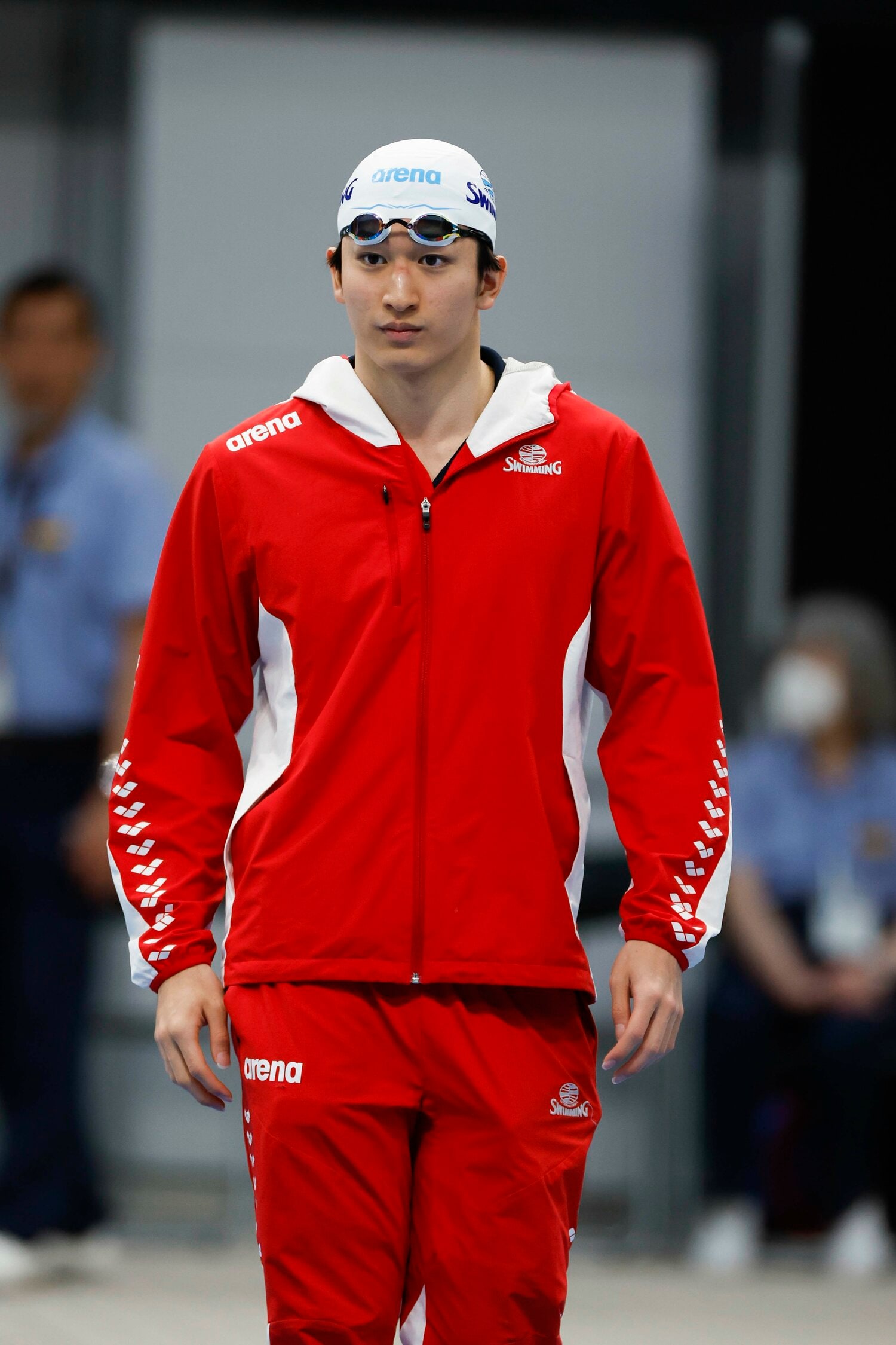 今秋からUCバークレーに進学予定の岡留大和。2023年の世界ジュニアでは100ｍ平泳ぎで2位　©川口浩輝/フォート・キシモト