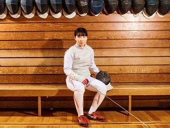 「男子みたいなフェンシングだって言われますが」五輪でメダル目指す19歳、上野優佳が掲げる理想像＜Number Web＞ photograph by Ichisei Hiramatsu