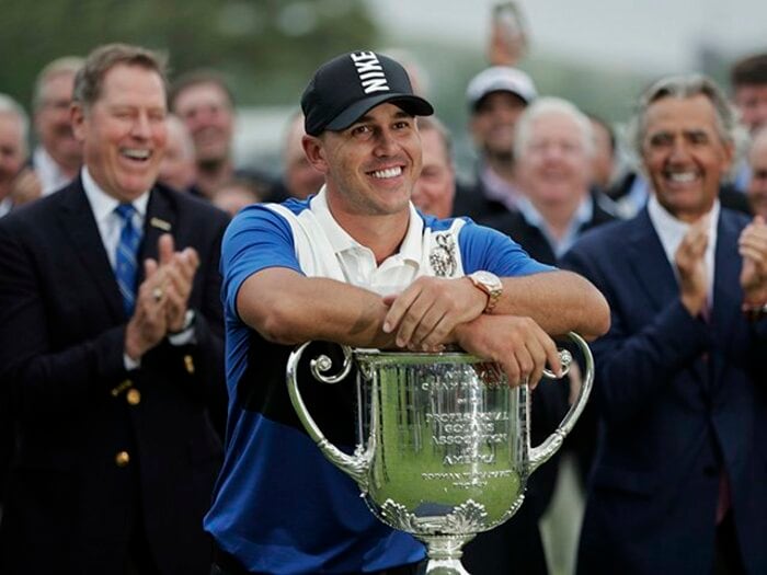 全米プロ連覇で完全優勝のケプカ。人生が詰まった「心の逆転優勝」。<Number Web> photograph by AP/AFLO