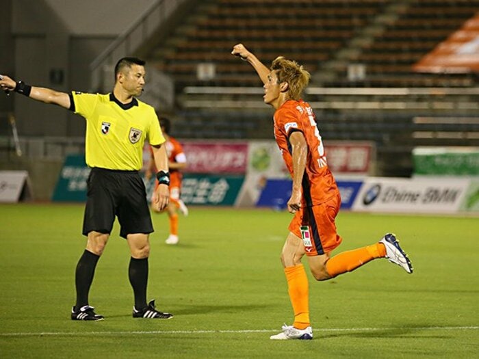 四国ダービー、0－3から逆転の立役者。愛媛FCのラッキーボーイ・西岡大志。＜Number Web＞ photograph by EHIME FC