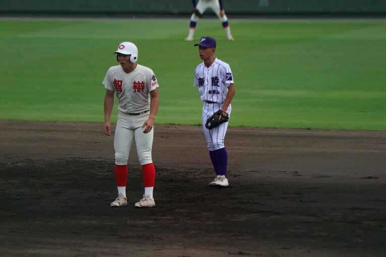 新生チームとして試合に臨んだ和歌山南陵高の選手　©Fumi Sawai