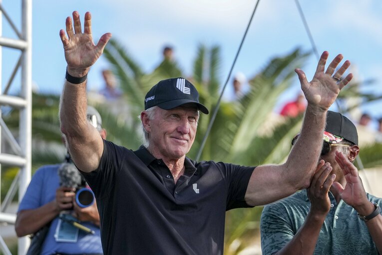 リブゴルフのCEOを務めるグレッグ・ノーマン（68歳＝豪州）。PGAツアーで通算20勝を挙げた名選手でもある　©︎Getty Images